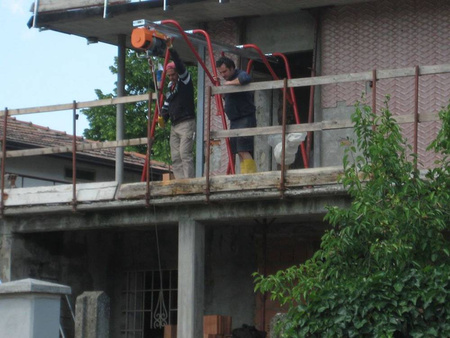 FANMART Wciągarka budowlana elektryczna 400V (udźwig: 500 kg, długość liny: 25m, moc: 2,2 kW) 47681817