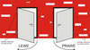 Drzwi zewnętrzne sklepowe (kolor: biały, strona: prawa, szerokość: 90 cm) 54469139