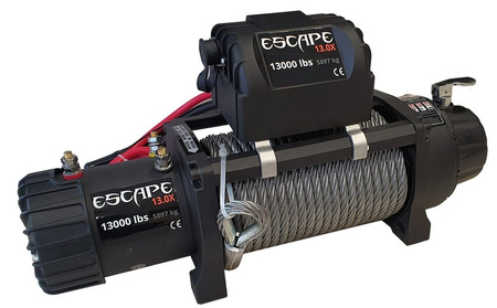 Wyciągarka Escape 13.0x 13000 lbs [5897 kg] 12V (lina: Stalowa 9,5mm 28m) 81879834
