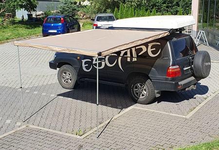  Zadaszenie wyprawowe markiza (rozmiar: 2,5 x 2.5m, kolor: piaskowy) 81879997