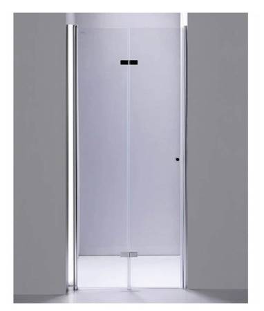 Calbati Drzwi prysznicowe 90 składane ścianka szkło 6mm 23178184